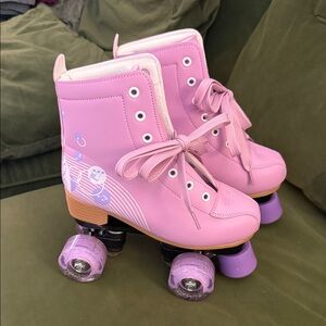 Light purple Roller Skates with White Accents